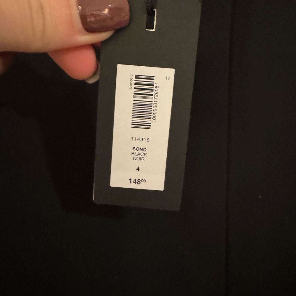 NWT Aritzia Bond Dress in Noir - Picture 7 of 7